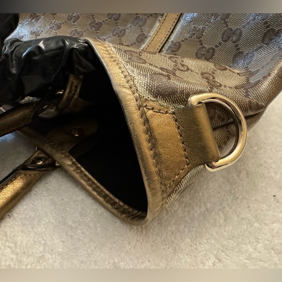 Gucci GG Gold Crystal Tote Bag.. - Picture 10 of 15